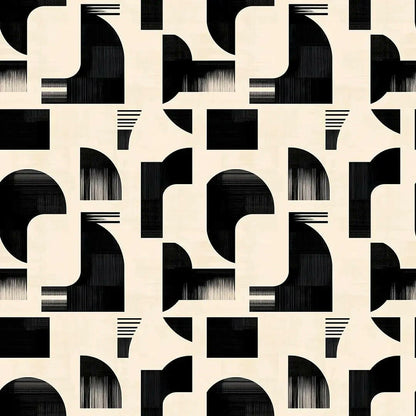 Abstract Rhythm in Monochrome