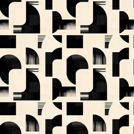 Abstract Rhythm in Monochrome