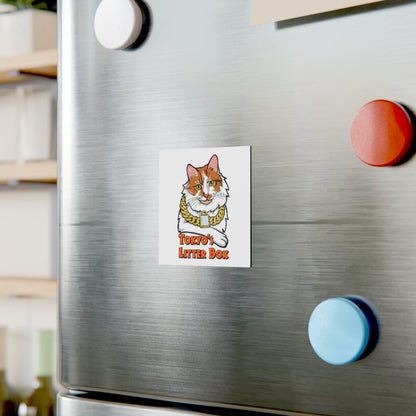 2882HomeDecor Tokyo’s Litterbox Square Magnet