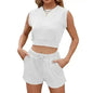 Wave Pattern Design Suit Set Women