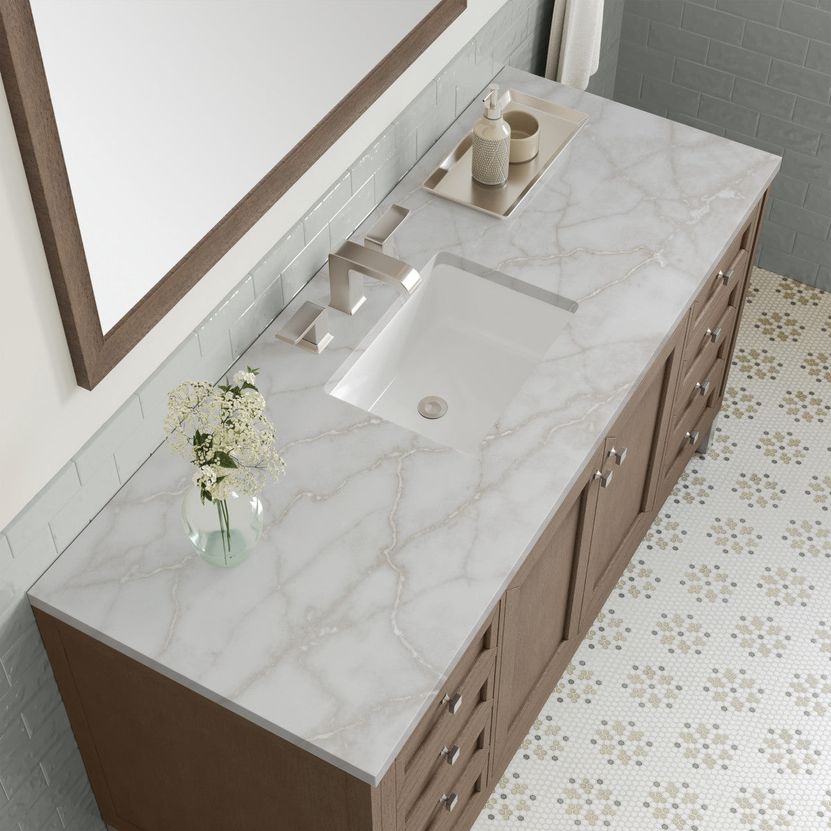 Chicago 60" Single Vanity Cabinet