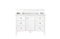 Palisades 48" Single Vanity Cabinet, Bright  White