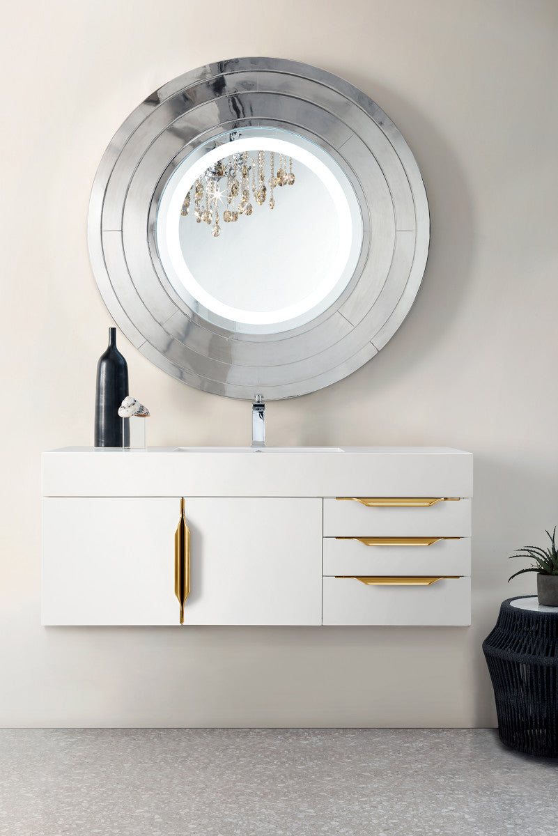 Columbia 48" Single Wall Mount Vanity Cabinet