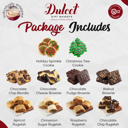 Classic Holiday Festive Kraft Box