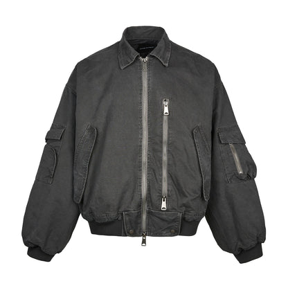 Bomber Jacket Coat Cotton-padded Jacket Men