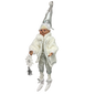 Posable Whimsical Winter Elf With Snowflake