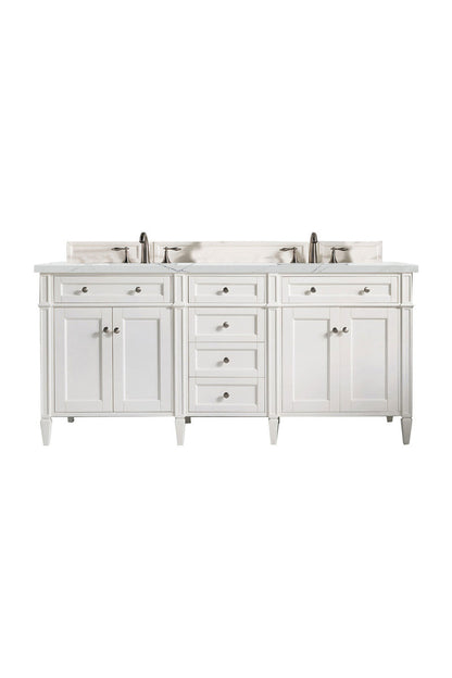 Brittany 72" Double Vanity in Bright White
