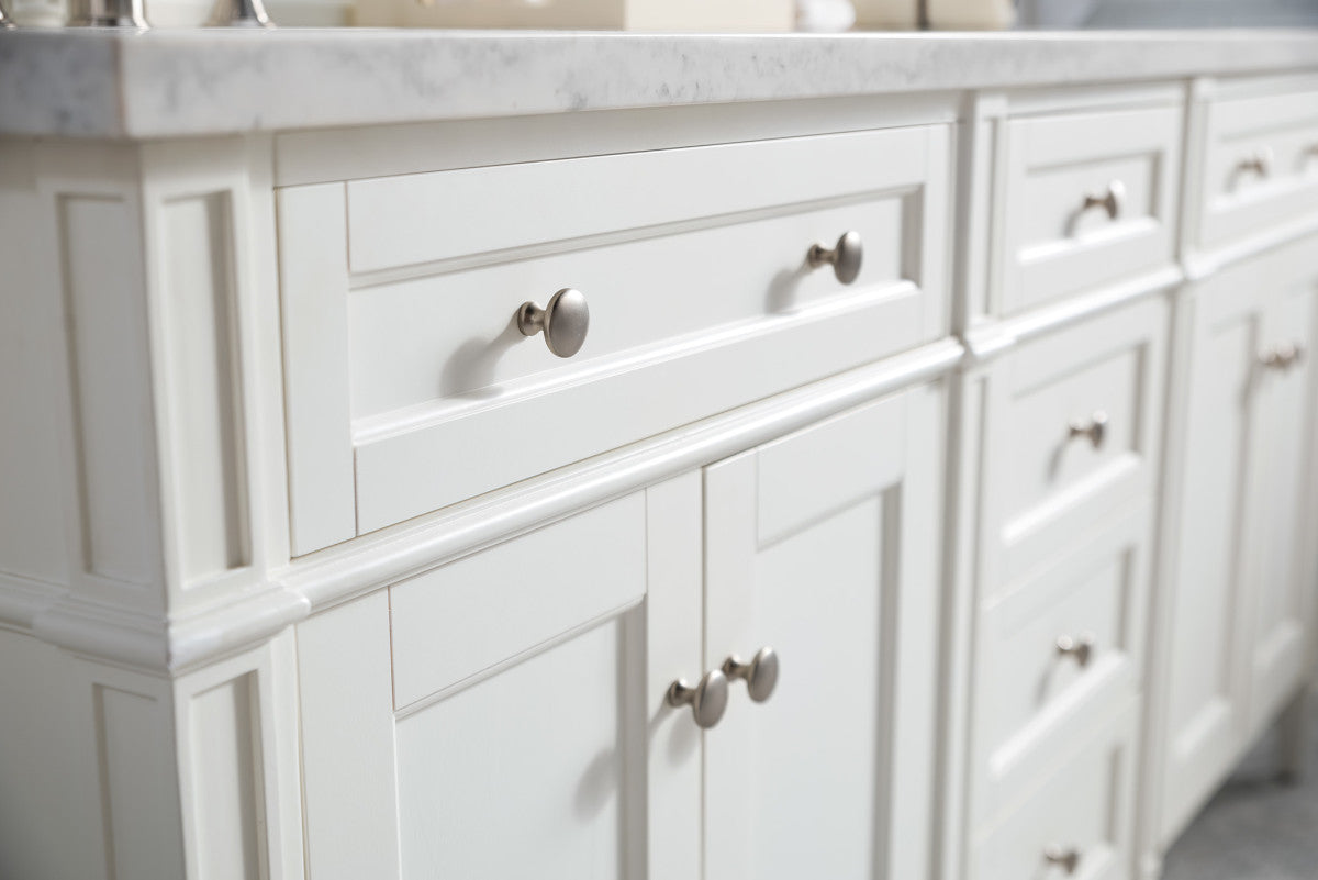 Brittany 72" Double Vanity in Bright White
