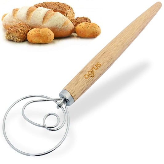 Danish Dough Whisk   Bread Making Tools   Danish Dough Hook   Bread