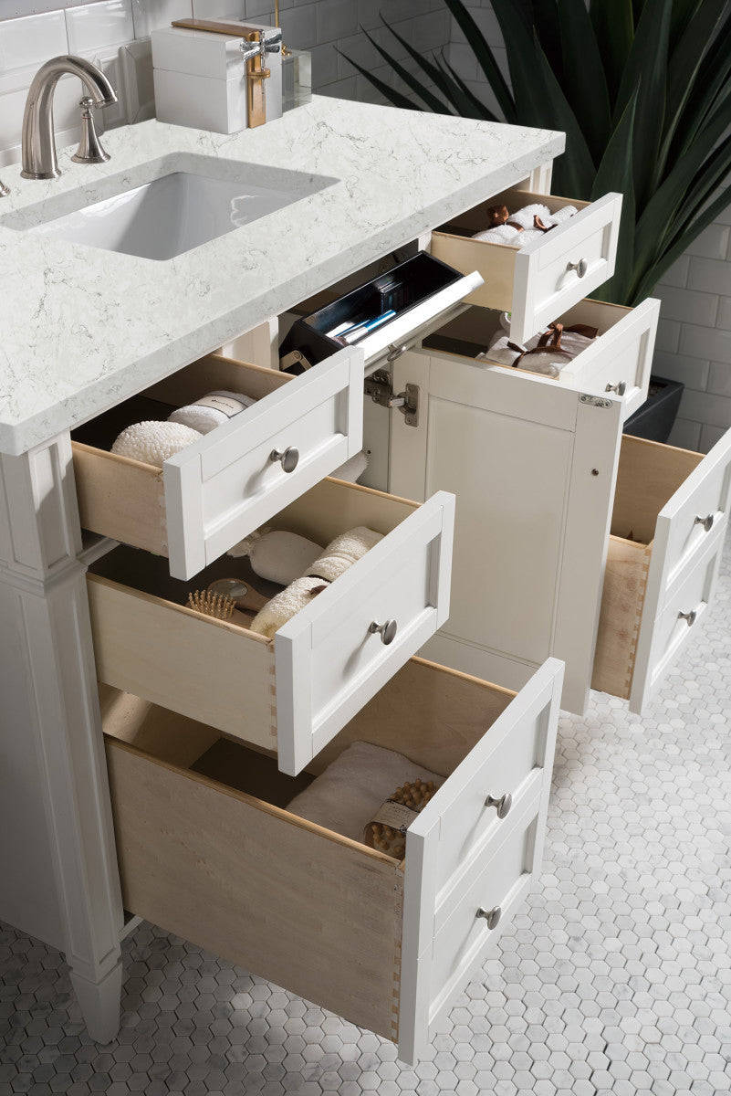 Brittany 48" Single Vanity in Bright White