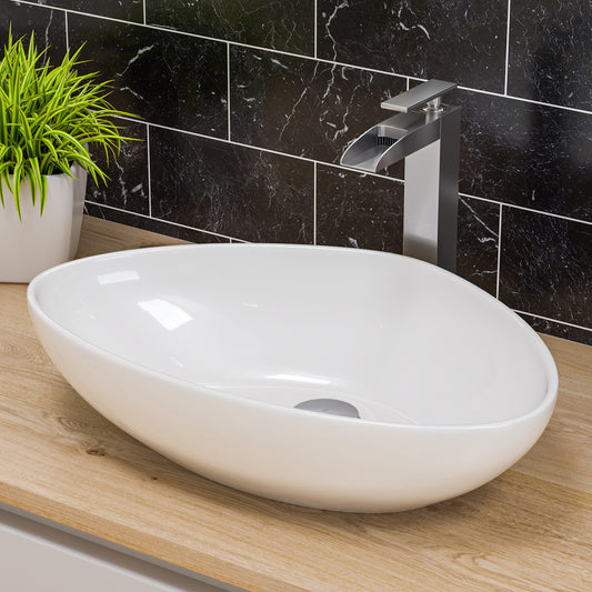 ALFI brand AB1597 Single Hole Tall Waterfall Bathroom Faucet