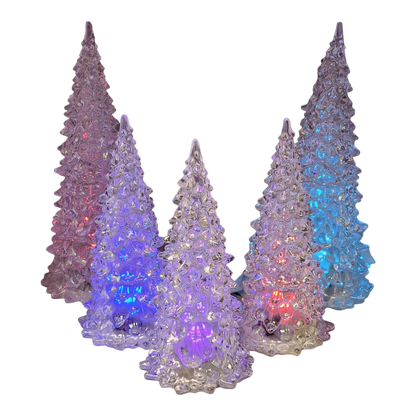 5 Piece Lighted Tree Set