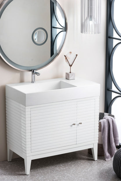 Linear 36" Single Vanity Cabinet
