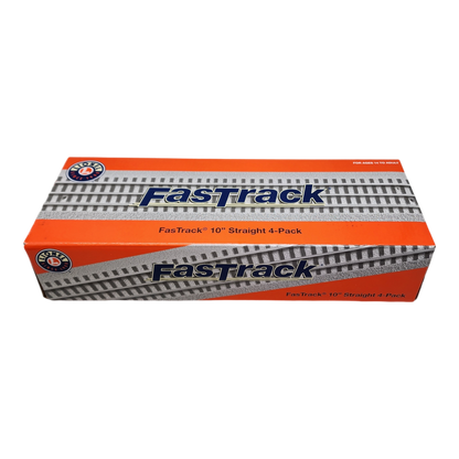 O-Gauge FasTrack 10” Straight - 4 Pack