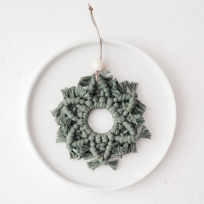 Macrame Snowflake Ornament