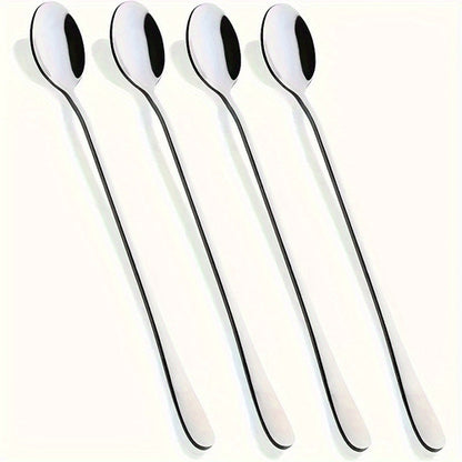 Set of 410 Stainless Steel Long Iced Tea Spoons