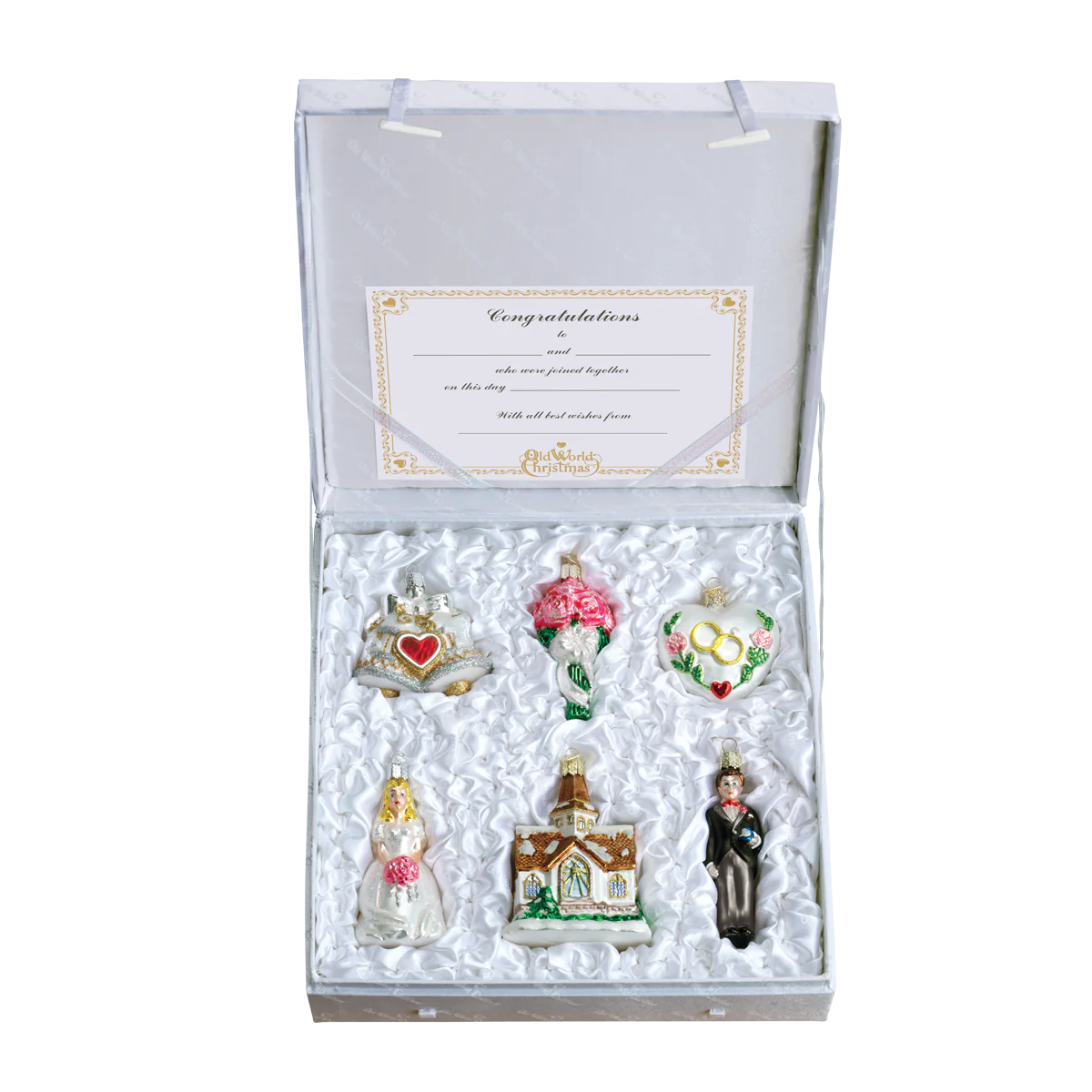 Old World Christmas Wedding  Ornament Collection
