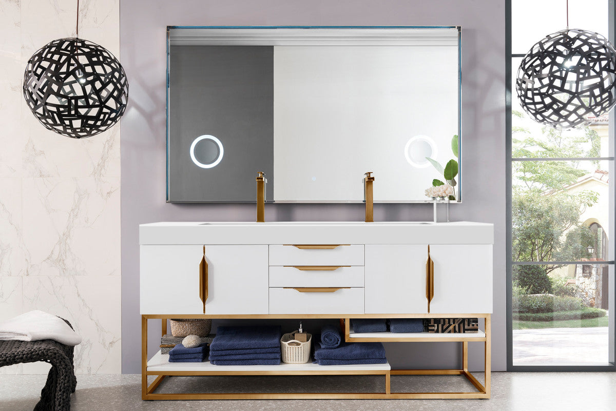 Columbia 72" Double Vanity Cabinet