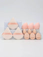 12-Piece Makeup Sponge Set – Loose Powder Puffs, Mini Cushions, Beauty Blenders for All Uses