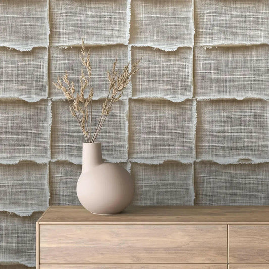 Frayed Linen Patchwork