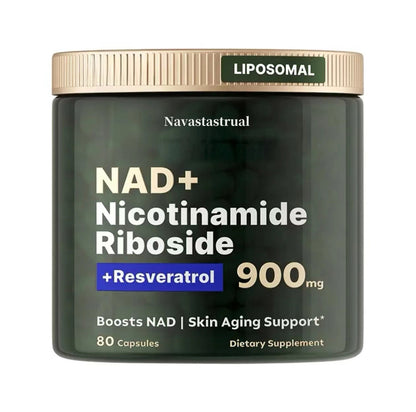 NMN Supplement Alternative - Liposomal NAD w/Resveratrol - High Purity NAD Supplement for Anti-Aging, Energy, Focus