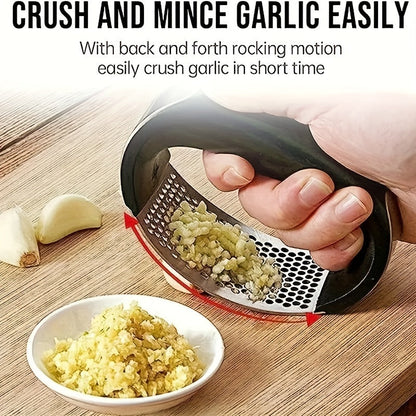 Stainless Steel Manual Garlic Crusher  Chopper