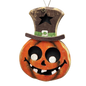 Cheerful Pumpkin Top Hat Ornament