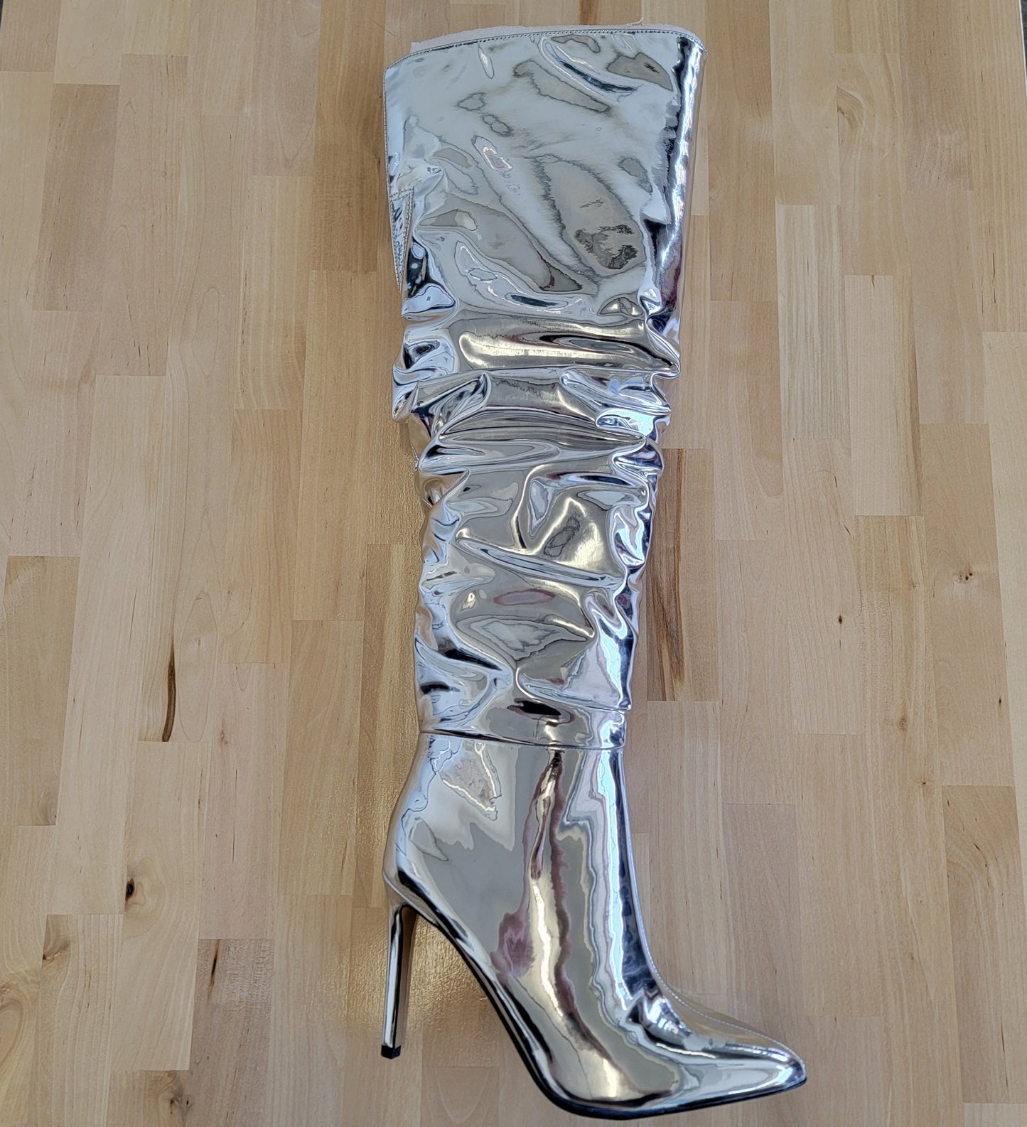 INC Silver Boots Sz 11