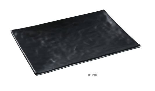 Yanco BP-2012 Black pearl-1 Rectangular Plate | Kitchen + Metal