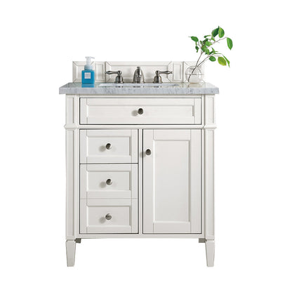 Brittany 30" Single Vanity in Bright White