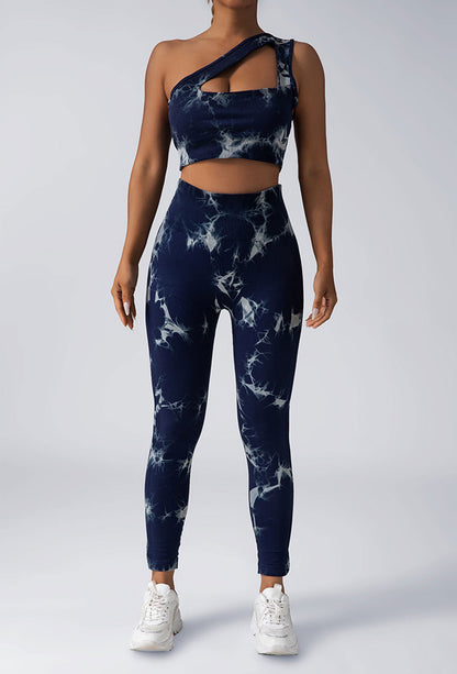 Women Scrunch Workout Leggings Butt Lifting High Waisted Yoga Pants - Seamless Tie Dye Booty Gym Tights
