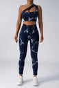 Women Scrunch Workout Leggings Butt Lifting High Waisted Yoga Pants - Seamless Tie Dye Booty Gym Tights