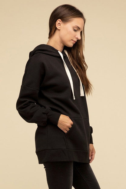 ZENANA Oversized Hoodie Longline Sweatshirt
