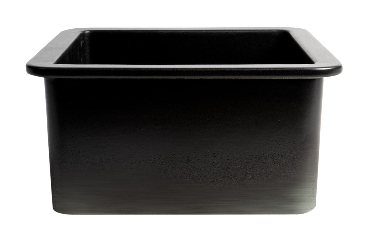 ALFI brand ABF1818S Square 18" x 18" Undermount / Drop In Fireclay Prep Sink