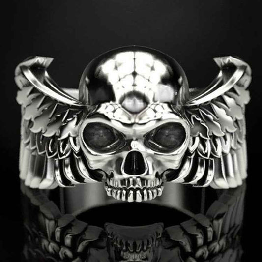 Mens Fashion Punk Skull Ring for Men