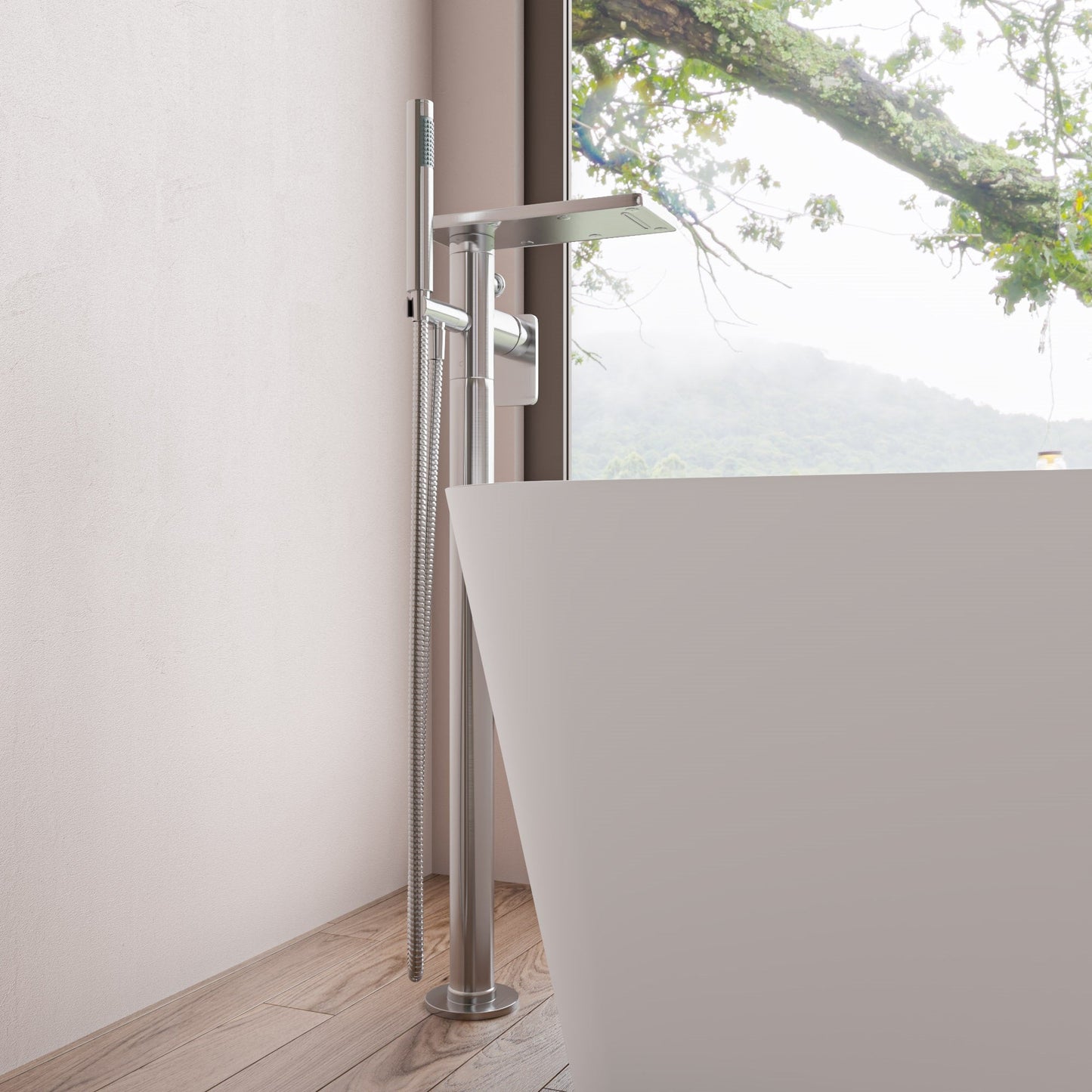 ALFI brand AB2875 Free Standing Floor Mounted Bath Tub Filler