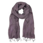 Plum Khmer Silk Scarf