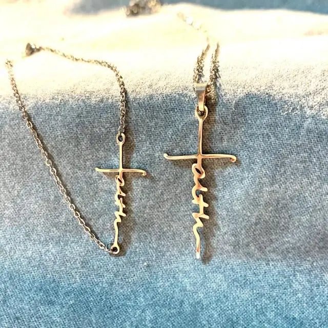 Sterling Silver Faith Cross Bracelet Jewelry – Premium Inspirational Design for Women