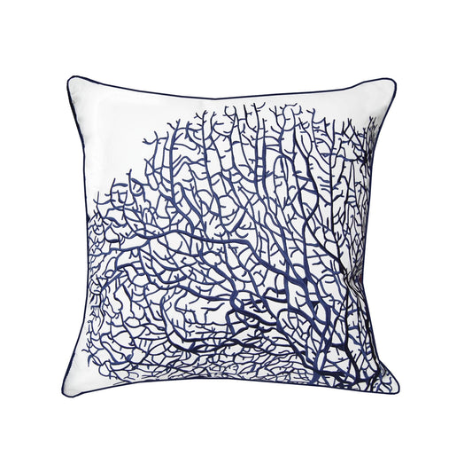 Fan Coral Indoor/Outdoor Throw Pillow