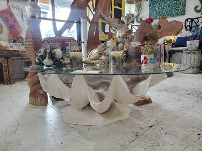 Faux Giant Clam Table
