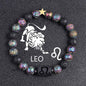 European and American Zodiac Twelve Constellation Bracelet - Beaded Design