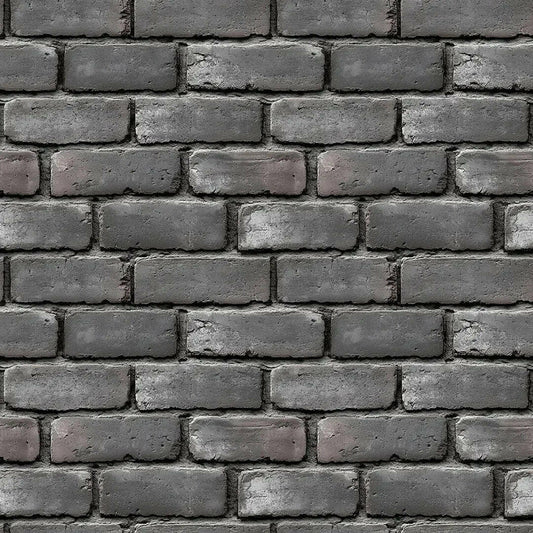 Urban Slate Brick Wallpaper