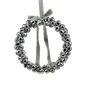 Silver Bell Wreath Ornament - 10 Inch