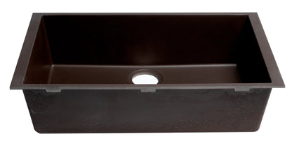 ALFI brand AB3020UM 30" Undermount Single Bowl Granite Composite Kitchen Sink