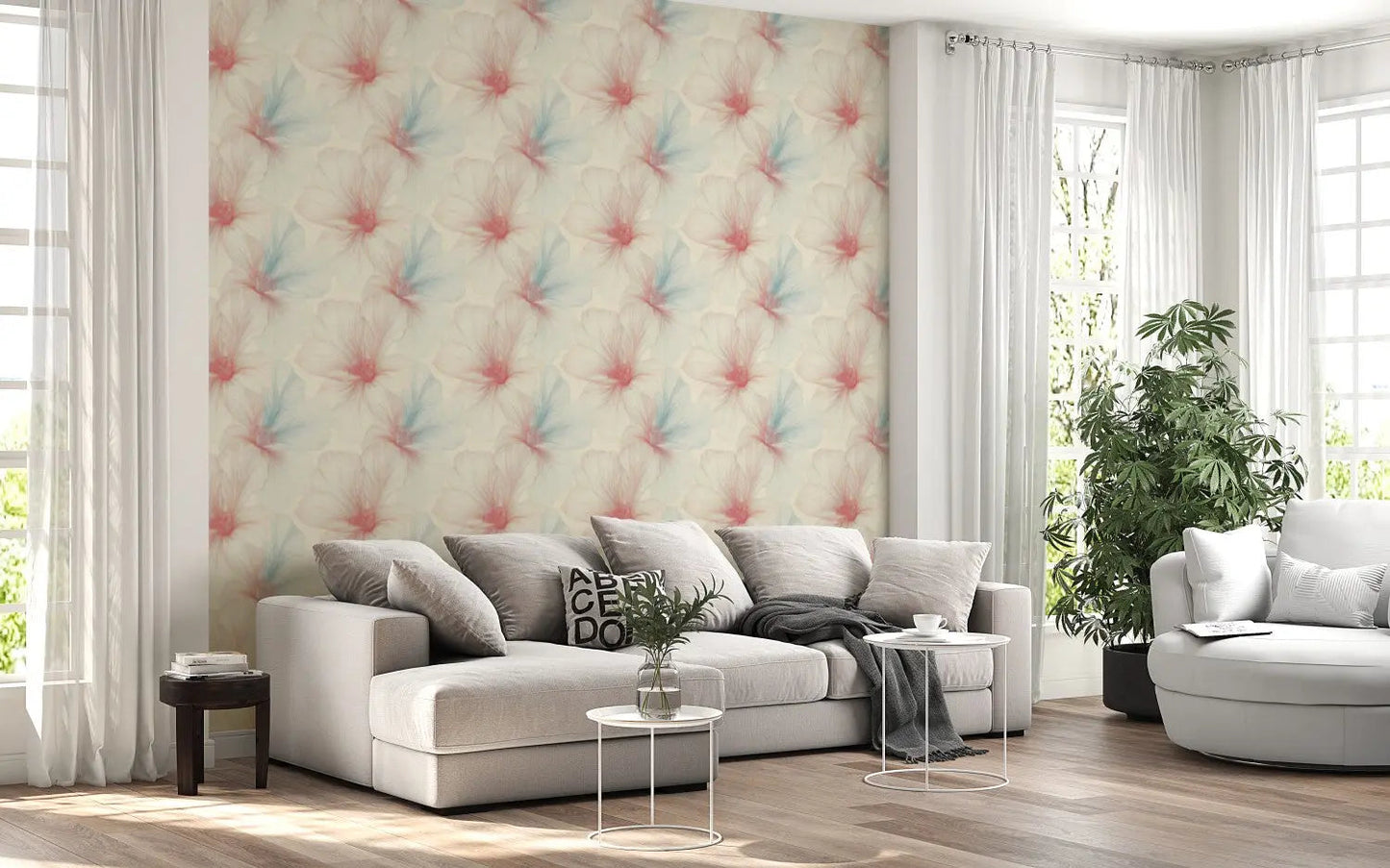 Whispering Petals Line Art