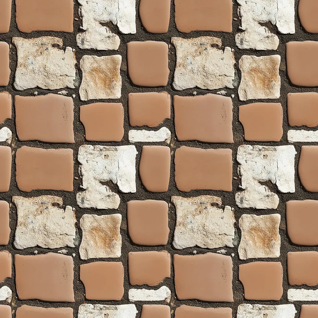 Rustic Cobble & Clay Path