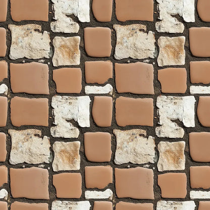 Rustic Cobble & Clay Path