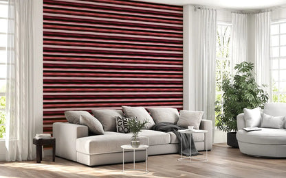 Midnight Blush Painted Stripes