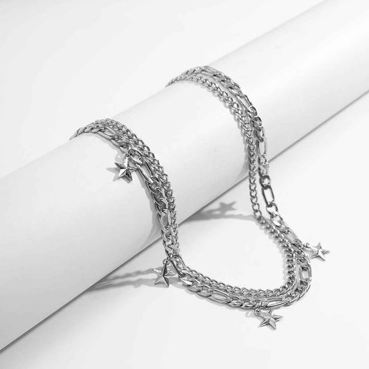 Mens Pentagram Pendant Necklace - Simple Fashion Accessory