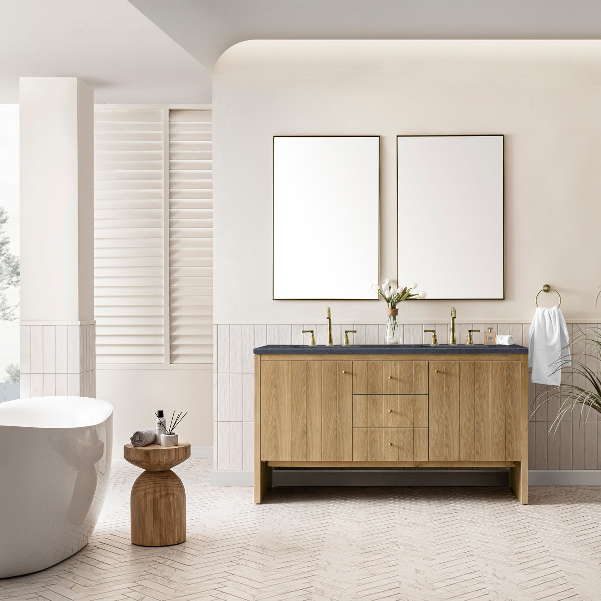 Hudson 60" Double Vanity Cabinet